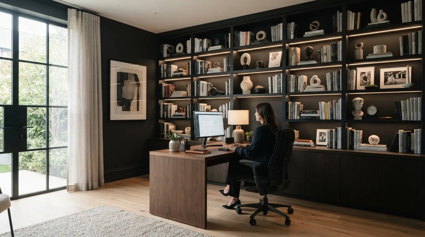 dark-academia-office-floor-to-ceiling-shelving