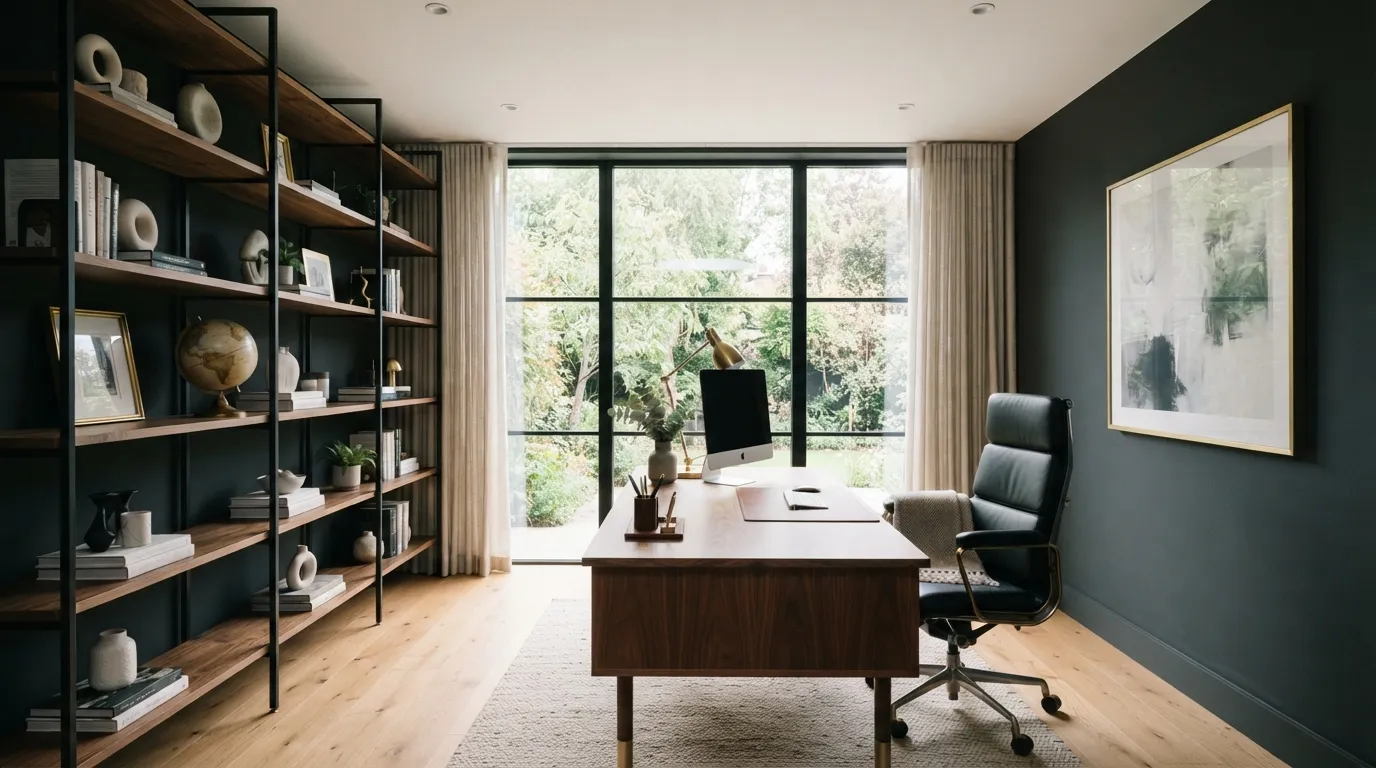 dark-academia-office-neutral-ceiling-design