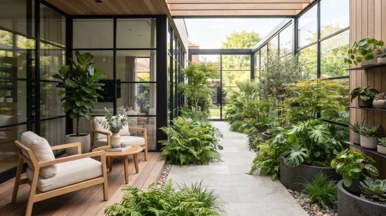 enclosed garden ideas