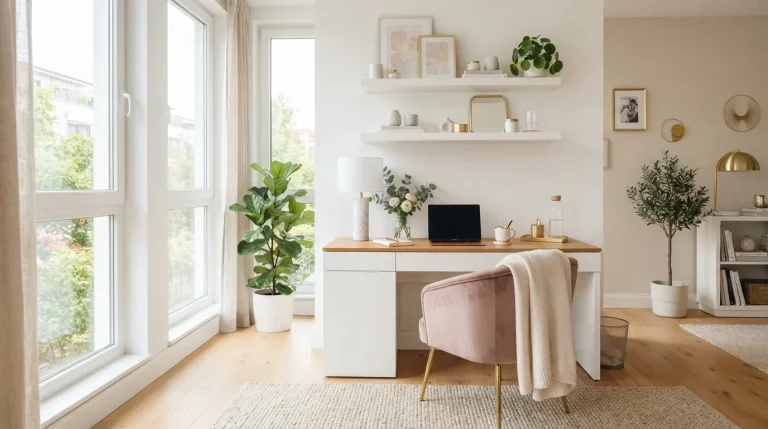 feminine home office ideas