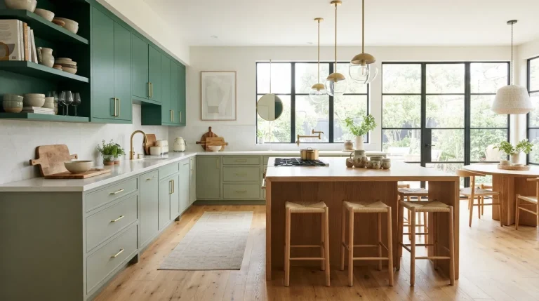 green kitchen design ideas