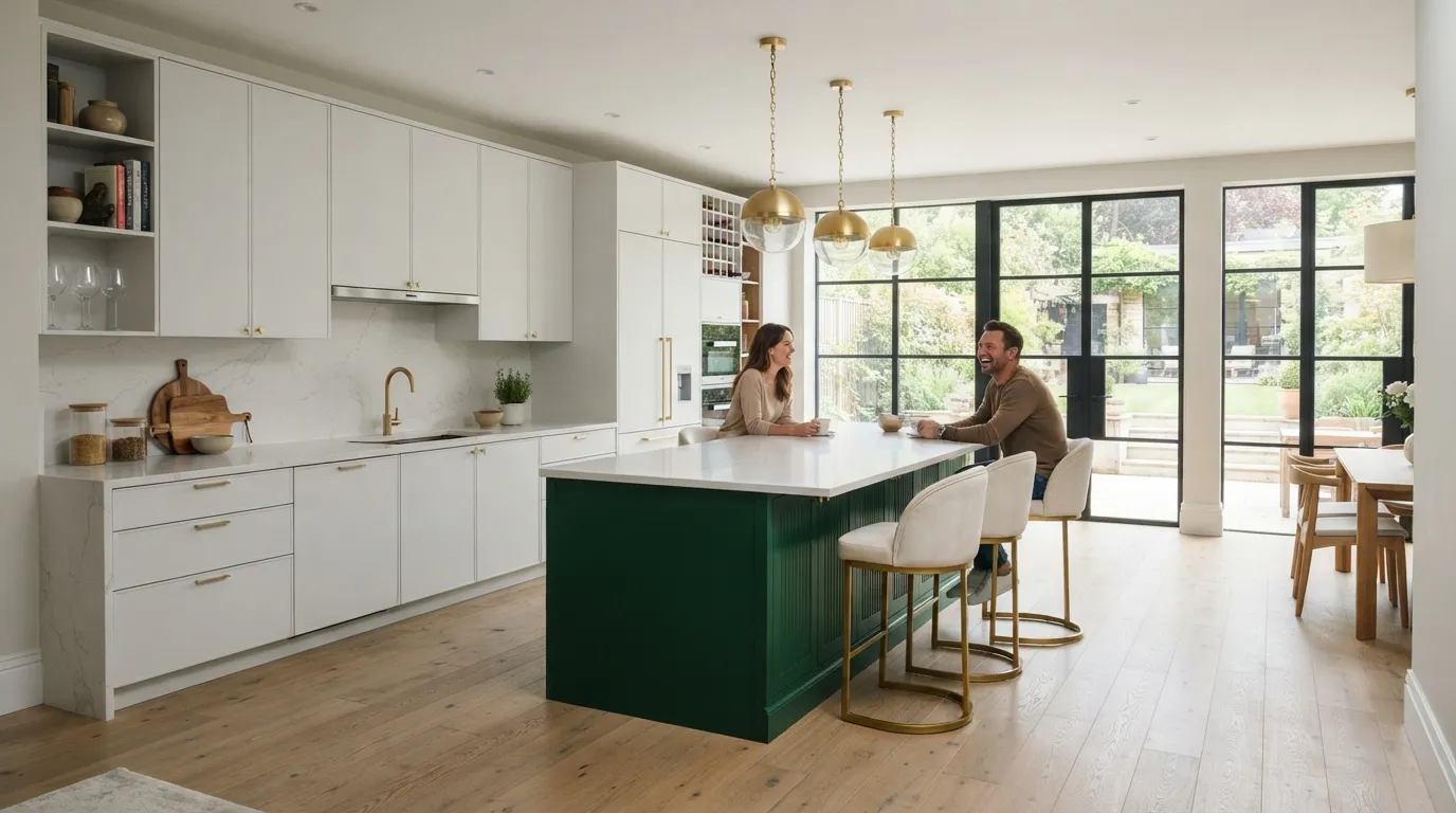 green kitchen design ideas Emerald Island