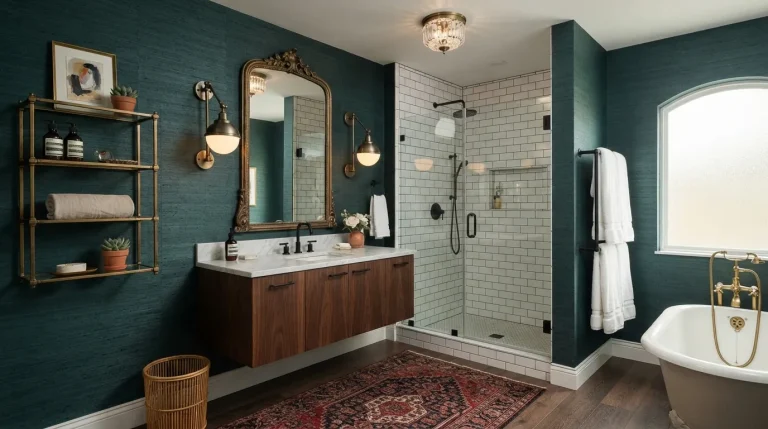 How to Decorate a Bathroom with Brilliant Style