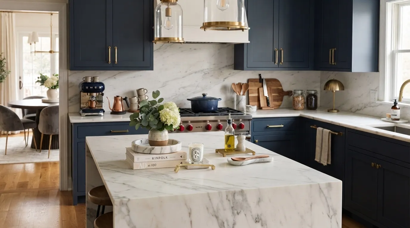 how to decorate kitchen counters