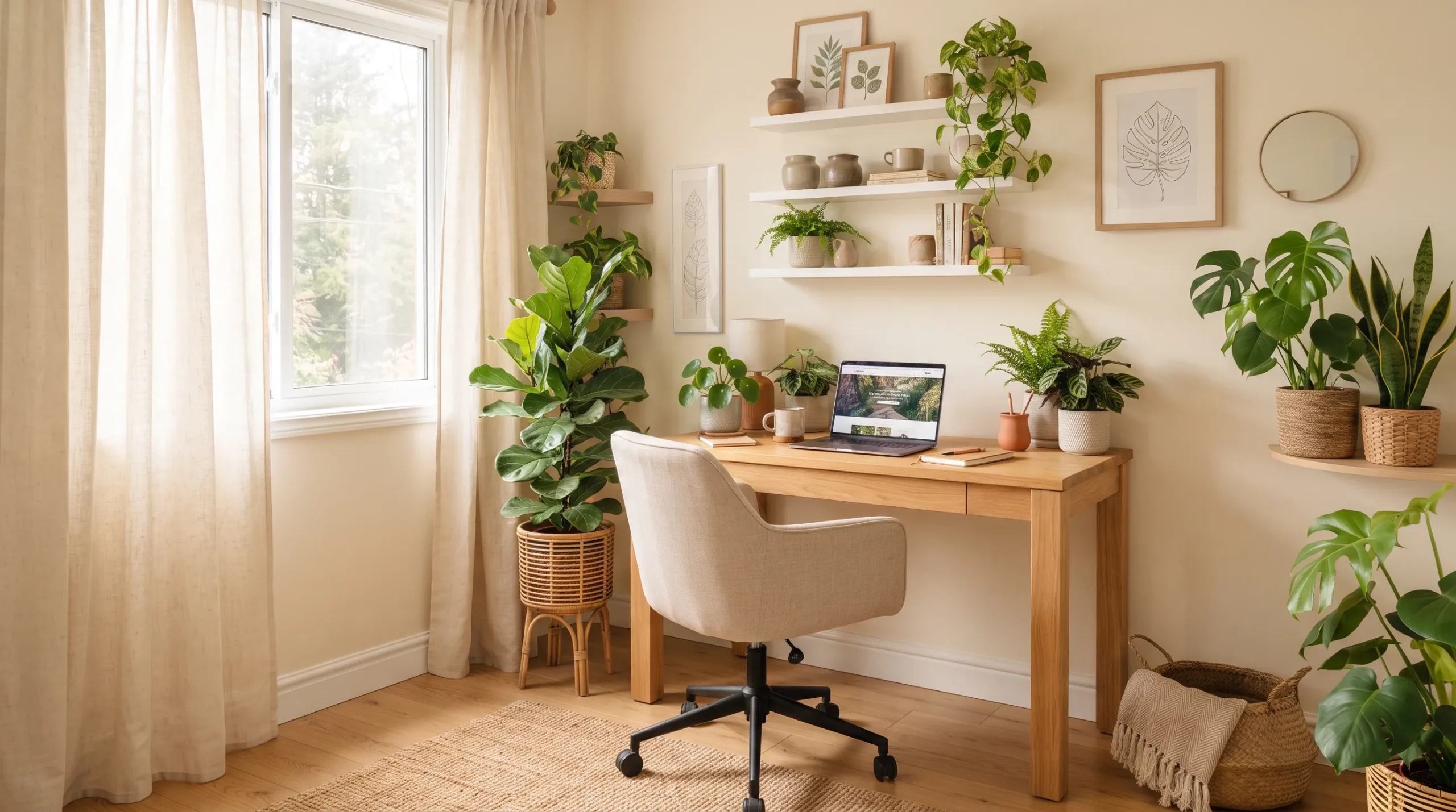 indoor garden office Corner Jungle Nook