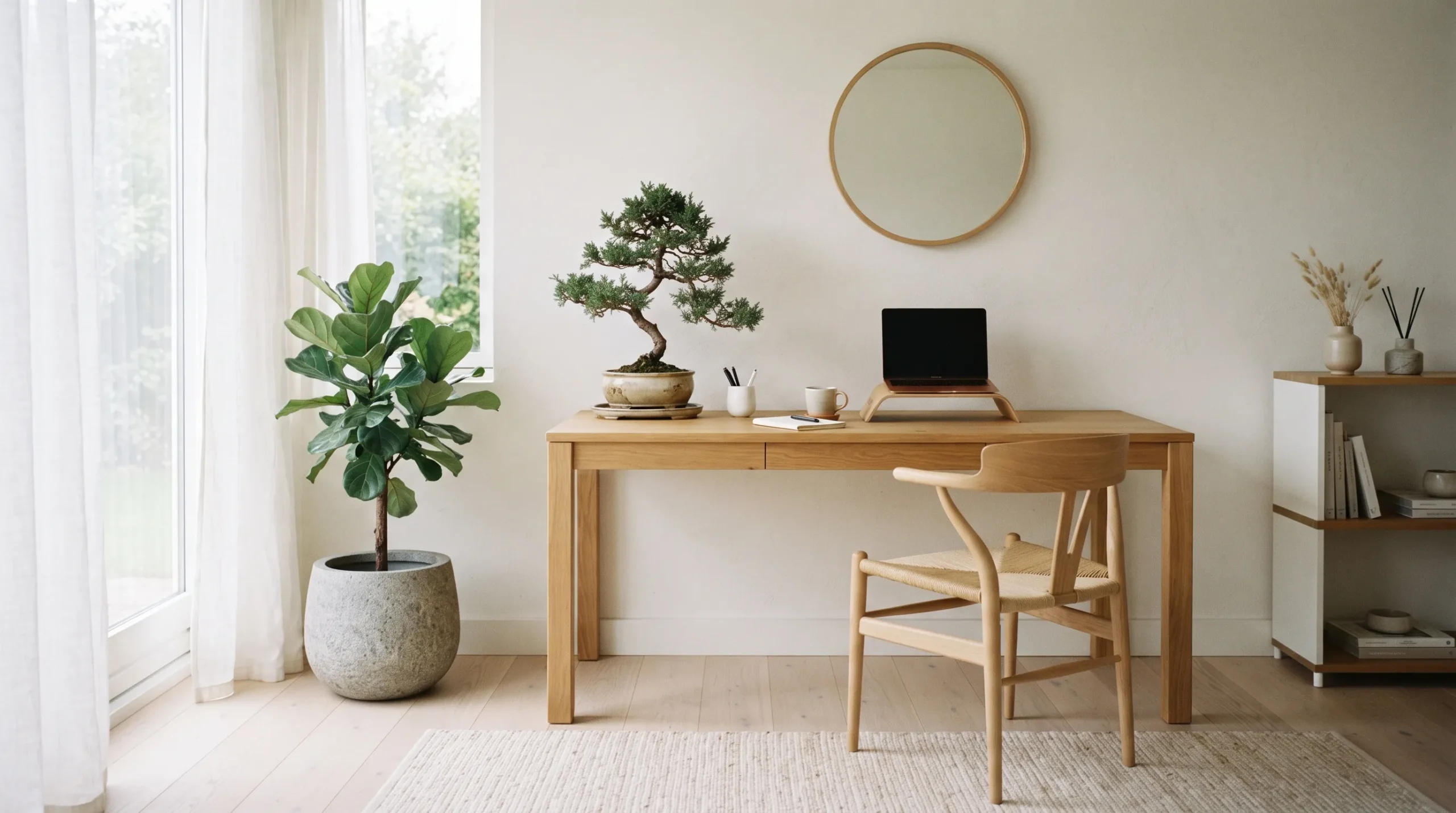 indoor garden office Minimal Zen Garden