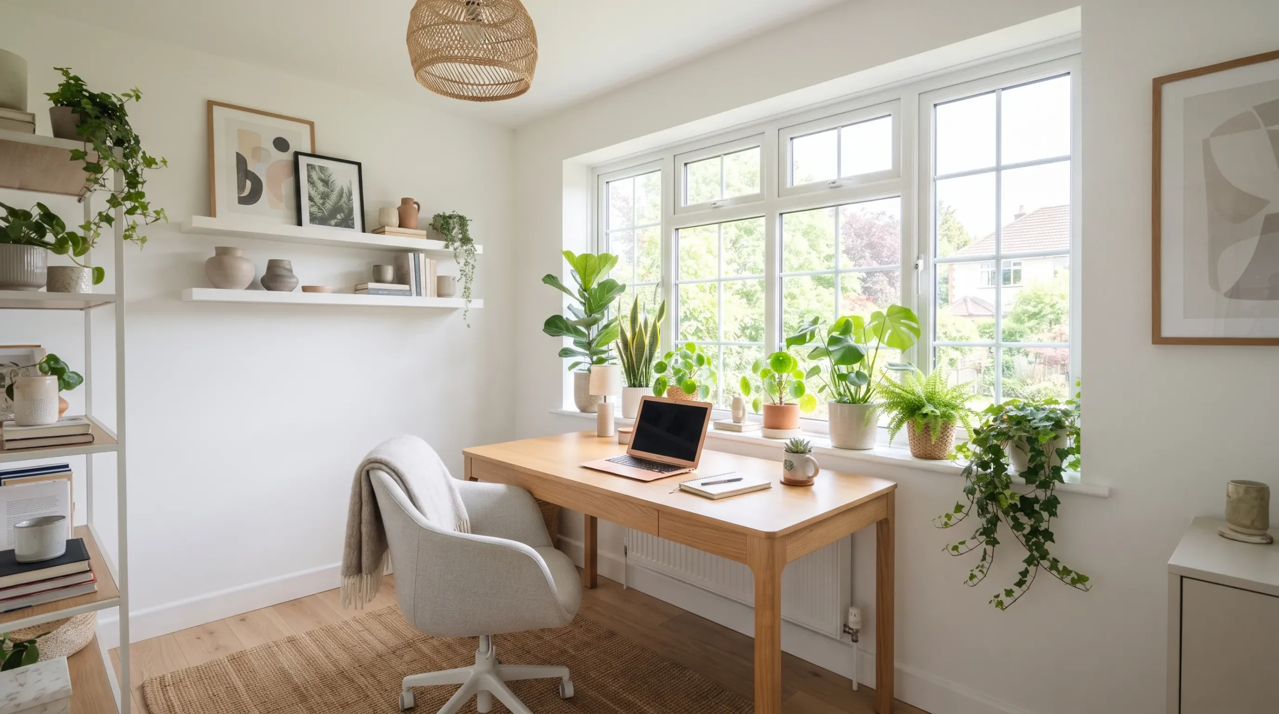 indoor garden office Window Plant Display