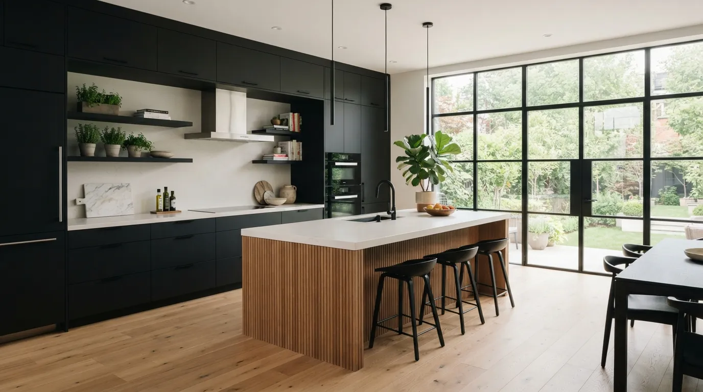 kitchen-color-palette-ideas-matte-black-layers