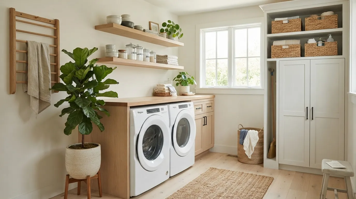 laundry-room-ideas-indoor-plant-corner