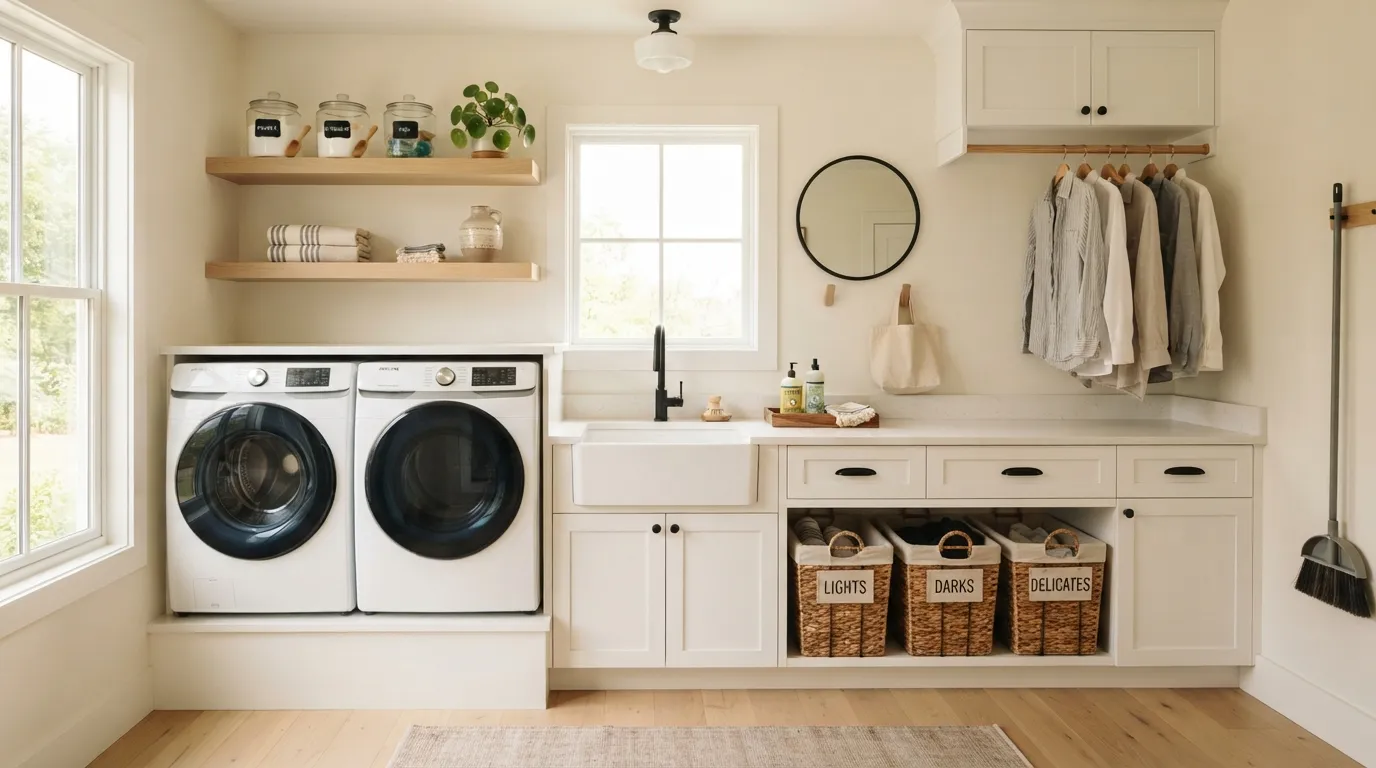 laundry-room-ideas-matching-storage-labels