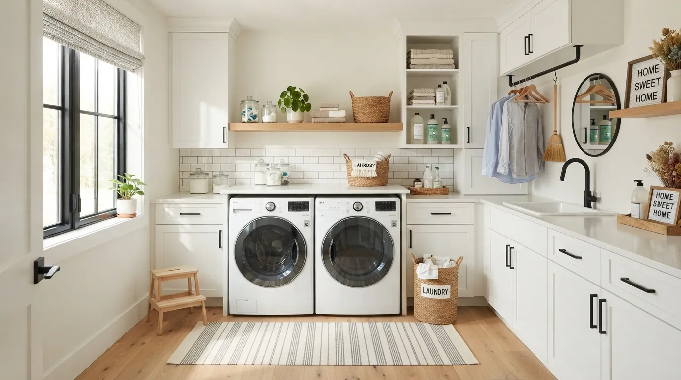 laundry-room-ideas-matte-black-hardware