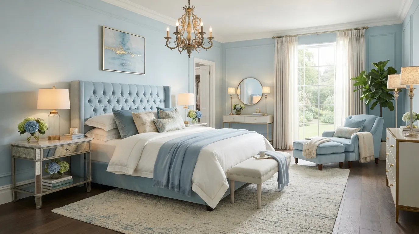 light blue bedroom ideas