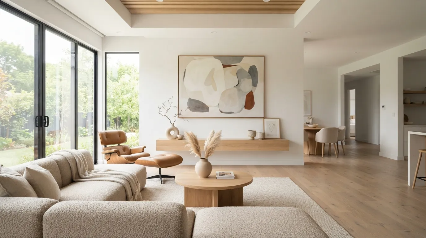 living room clean style ideas Minimal Wall Decor
