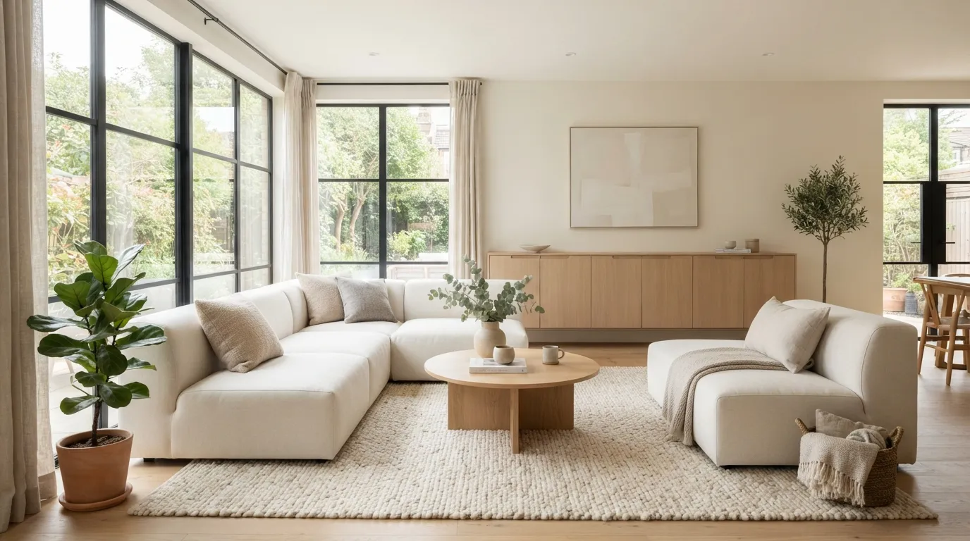 living room clean style ideas Neutral Color Palette