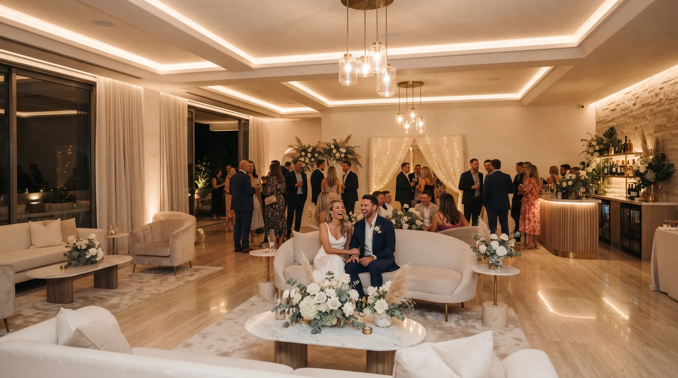 minimalist decor for engagement Soft Ambient Lighting