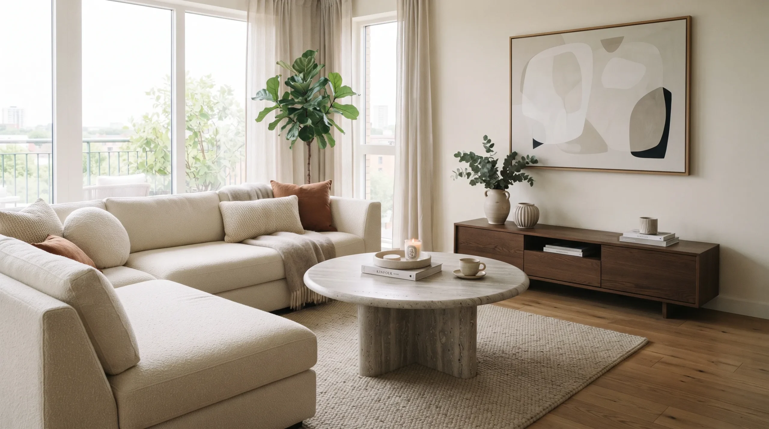 minimalist decor for living room Sculptural Coffee Table