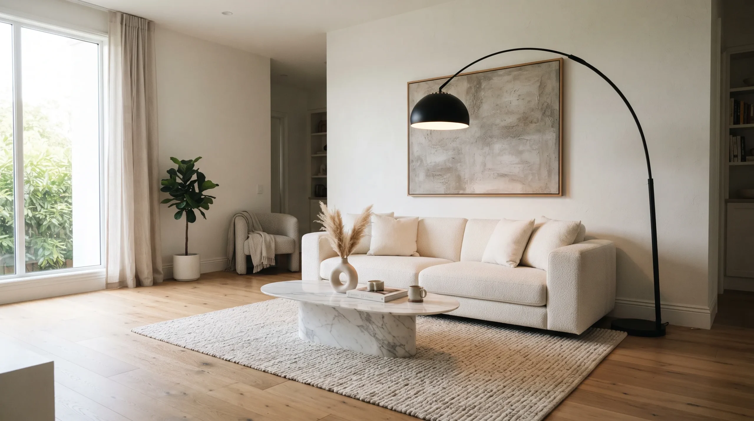 minimalist decor for living room Statement Floor Lamp