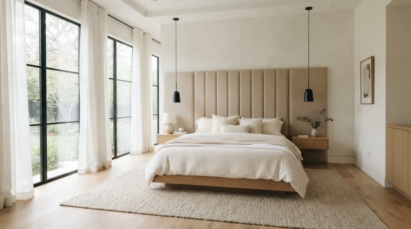 minimalist decoration bedroom Statement Headboard