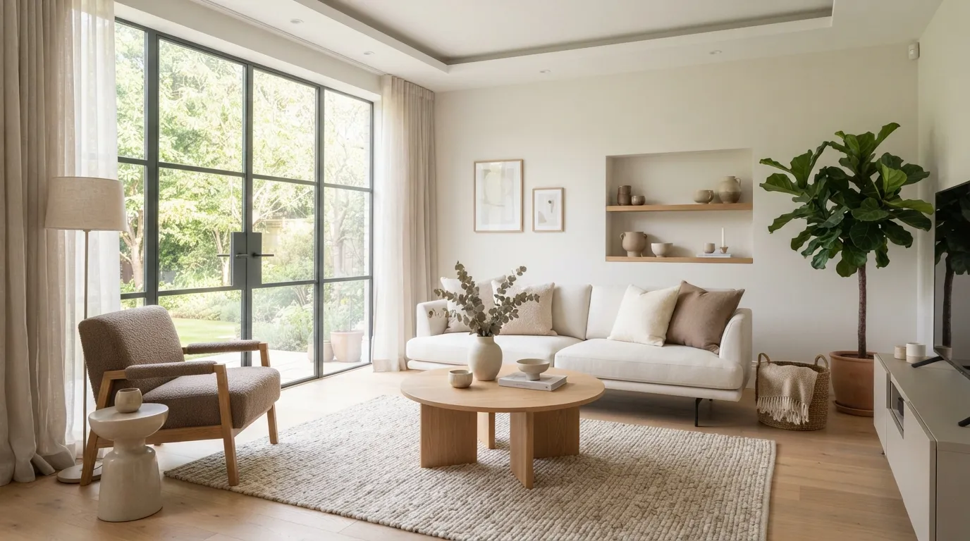 minimalist decoration ideas Neutral Layering