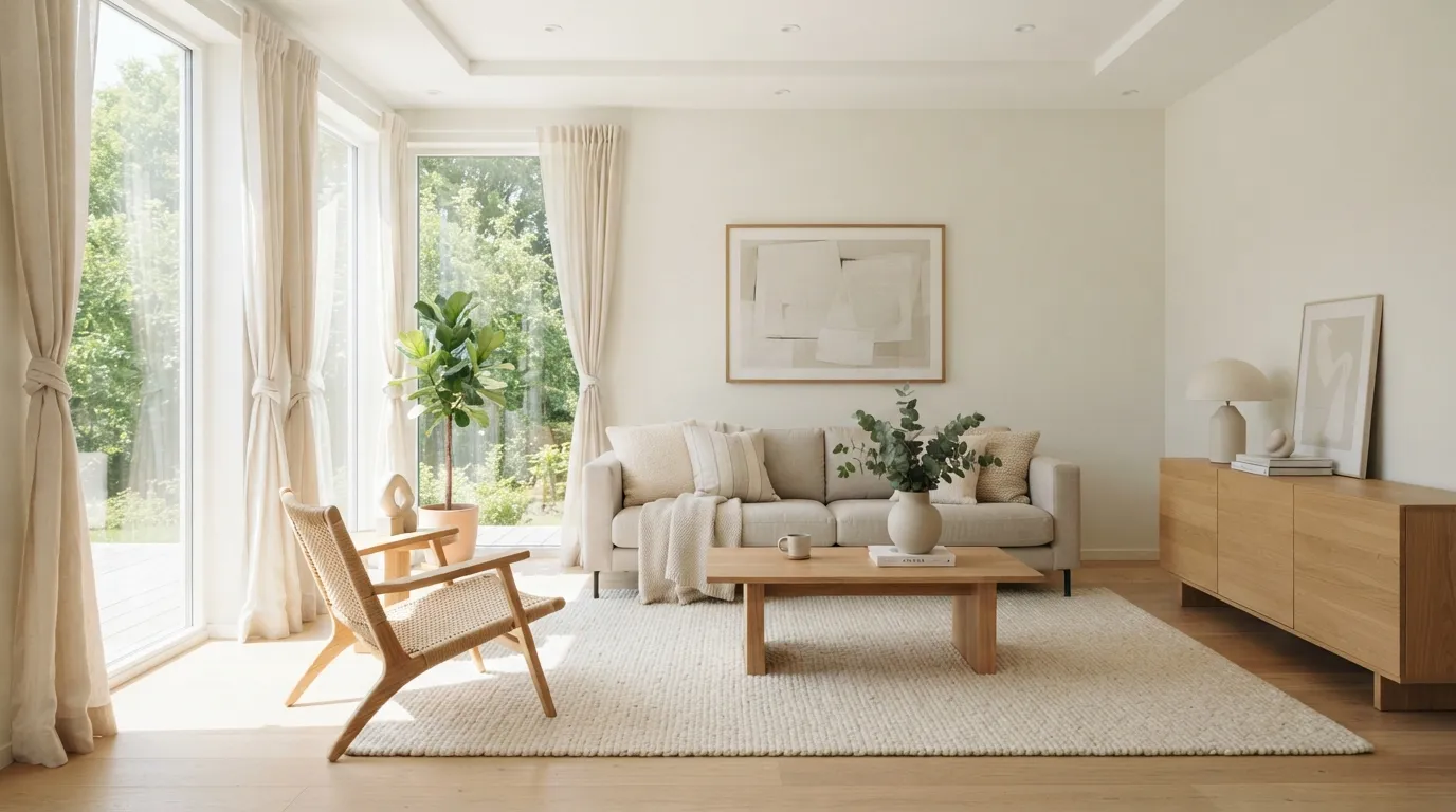 minimalist decoration ideas Textured Linen Fabrics