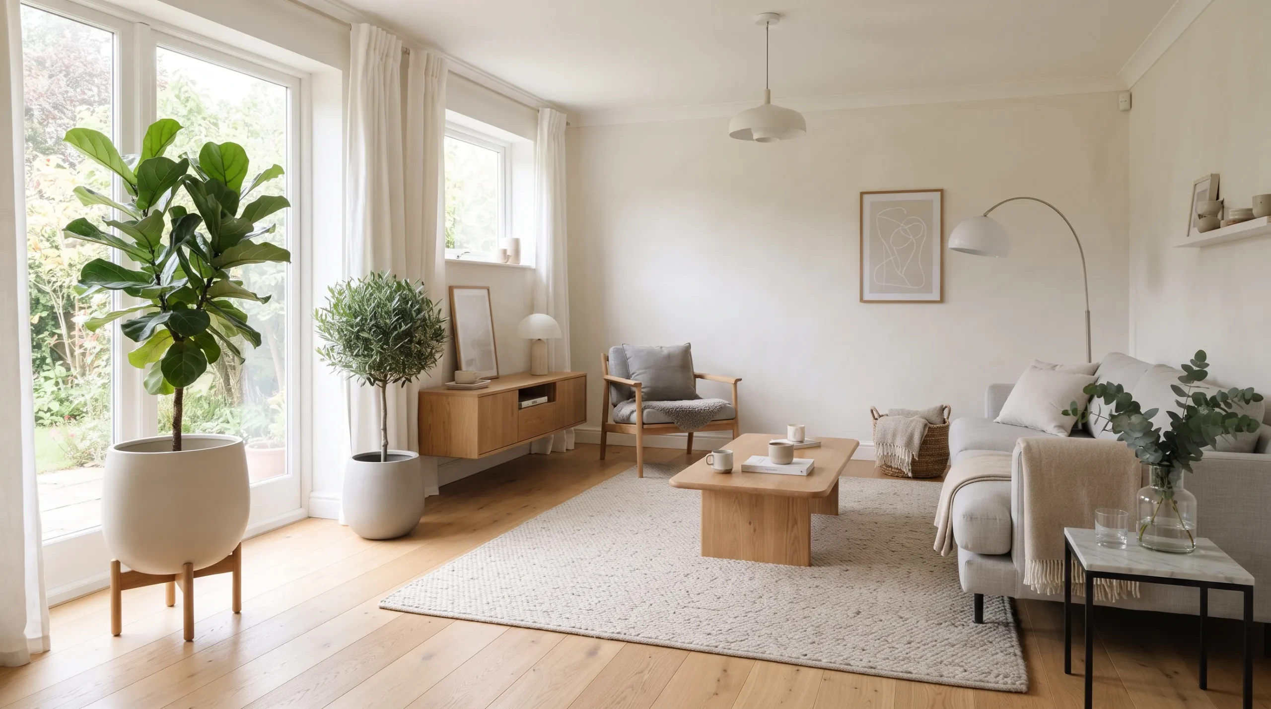Minimalist Decorations for Modern Space Indoor Greenery