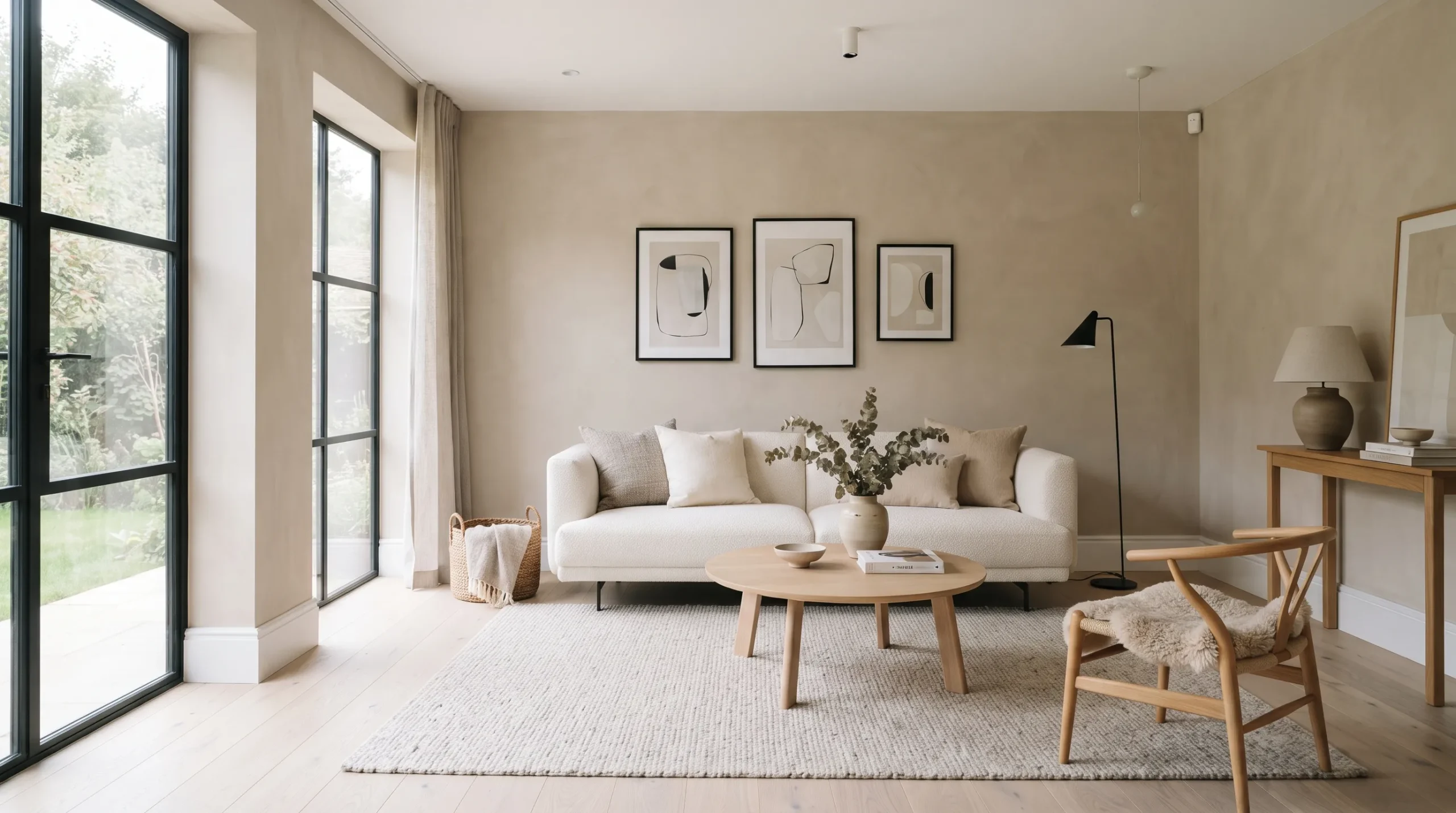 Minimalist Decorations for Modern Space Neutral Color Palette