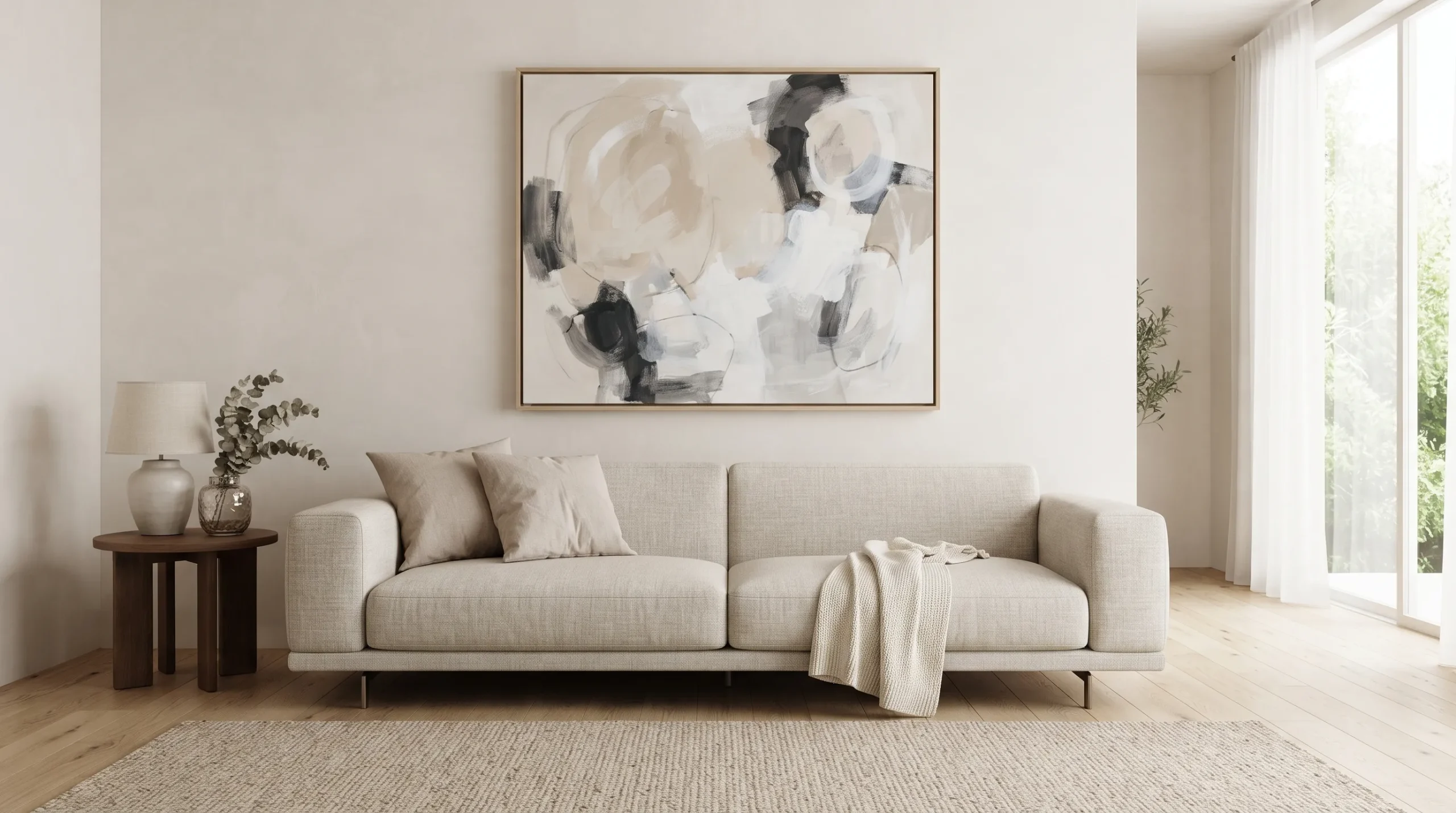 Minimalist Decorations for Modern Space Oversized Wall Art