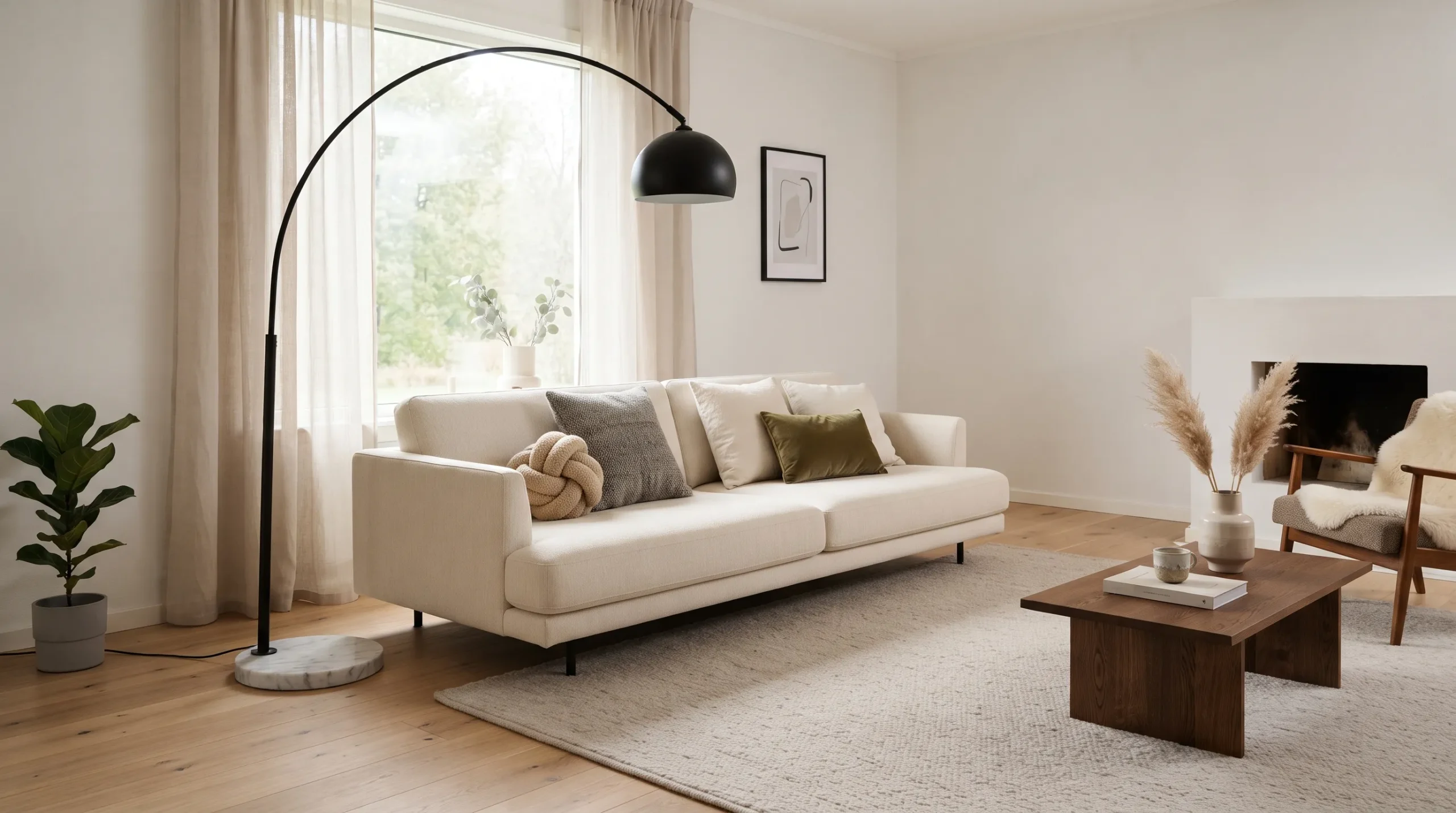 Minimalist Decorations for Modern Space Statement Floor Lamp