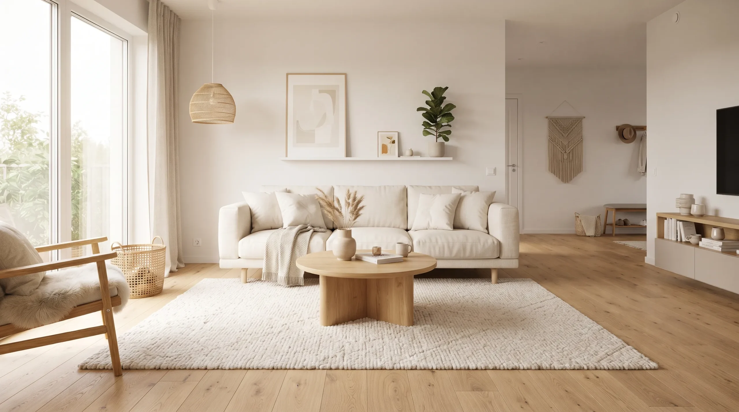 Minimalist Decorations for Modern Space Textured Area Rug