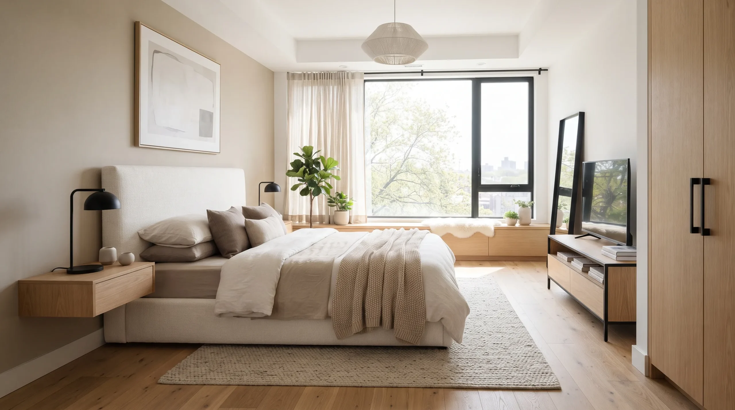 modern bedroom decor ideas Neutral Palette