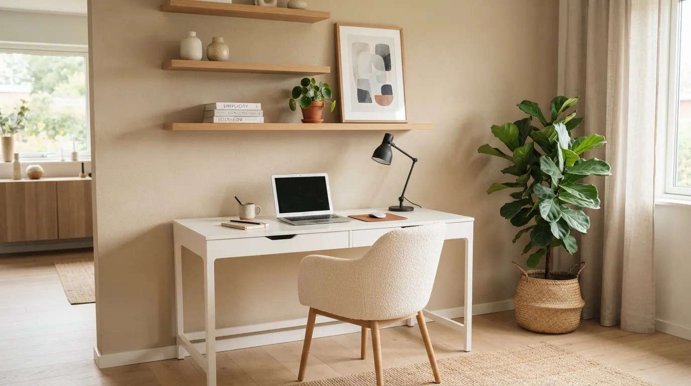modern home office ideas Minimal Floating Shelves