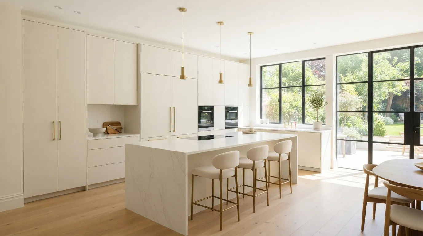 Modern Kitchen Ideas Floor-to-Ceiling Cabinets