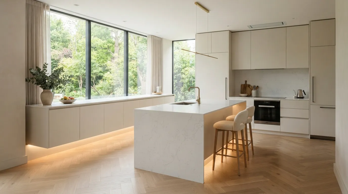 Modern Kitchen Ideas Hidden LED Lighting