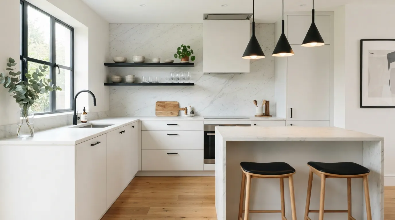 Modern Kitchen Ideas Matte Black Fixtures