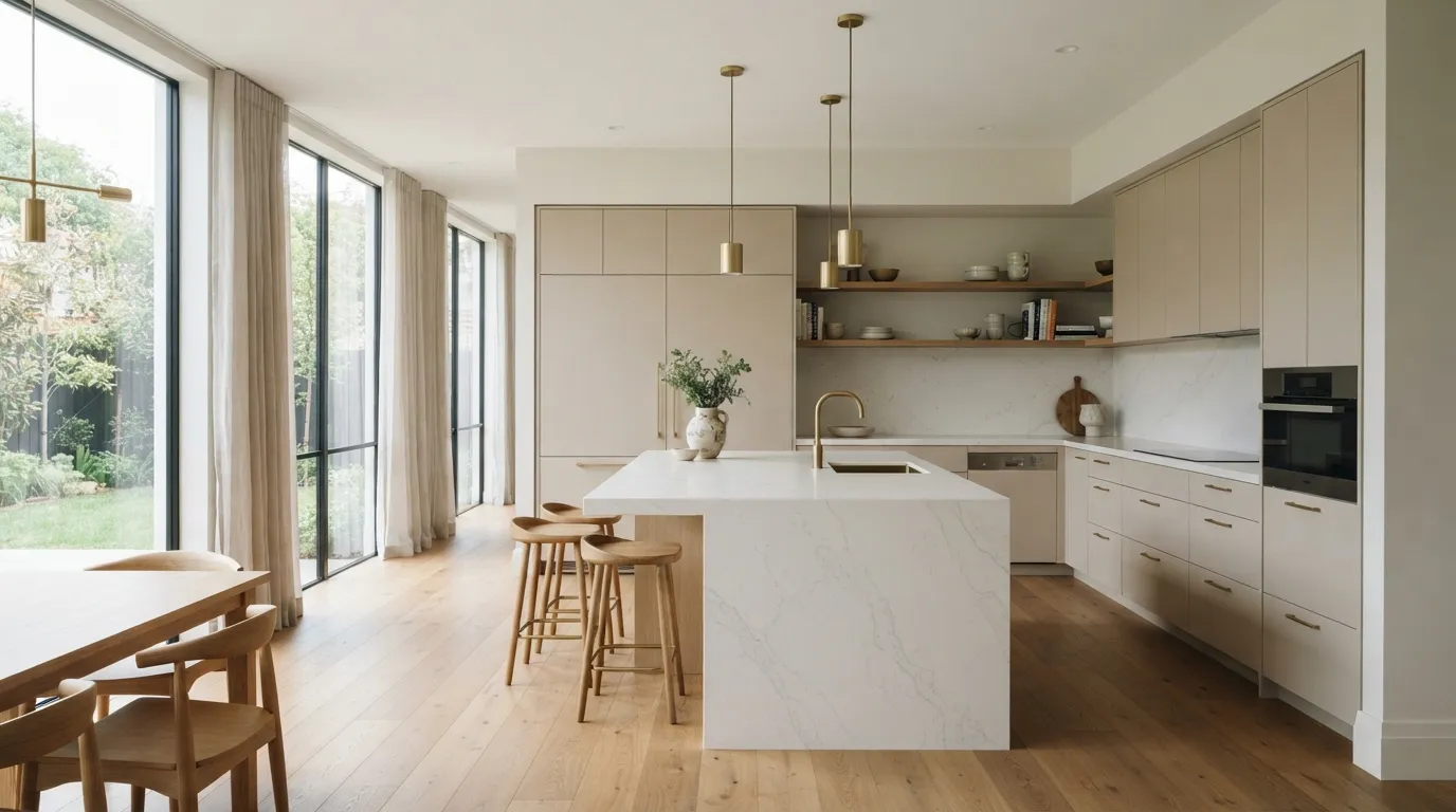 Modern Kitchen Ideas Seamless Integrated Appliances