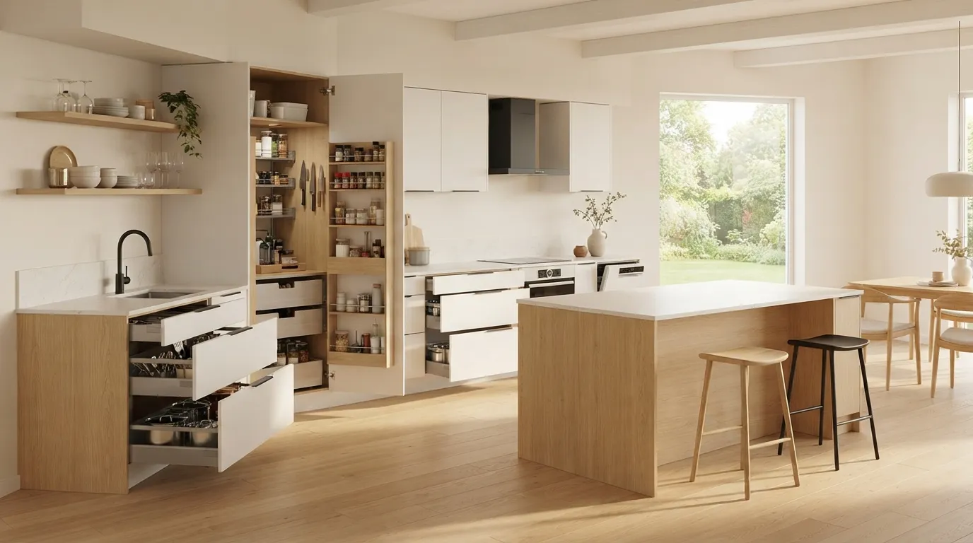 Modern Kitchen Trends Hidden Storage Solutions