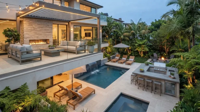 outdoor living space idea