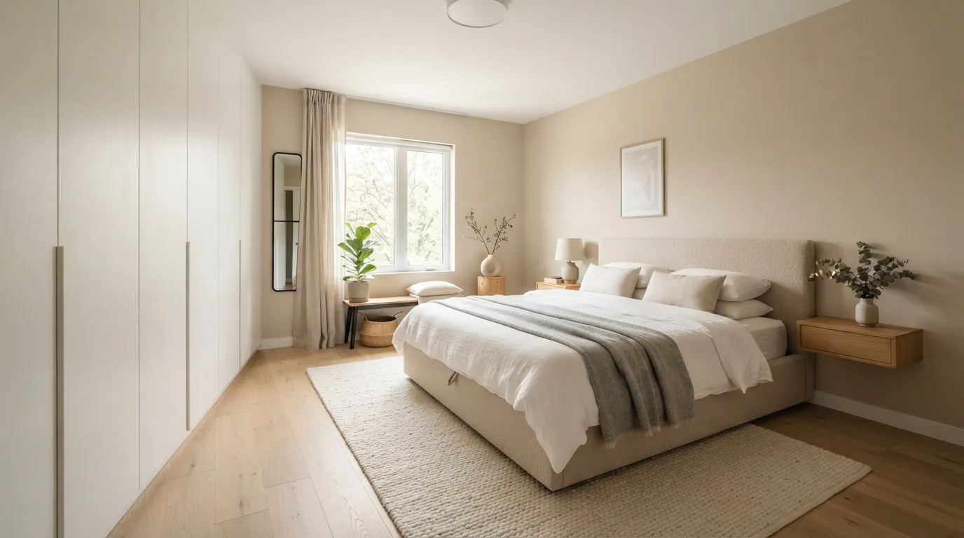 small bedroom idea Built-In Wardrobe