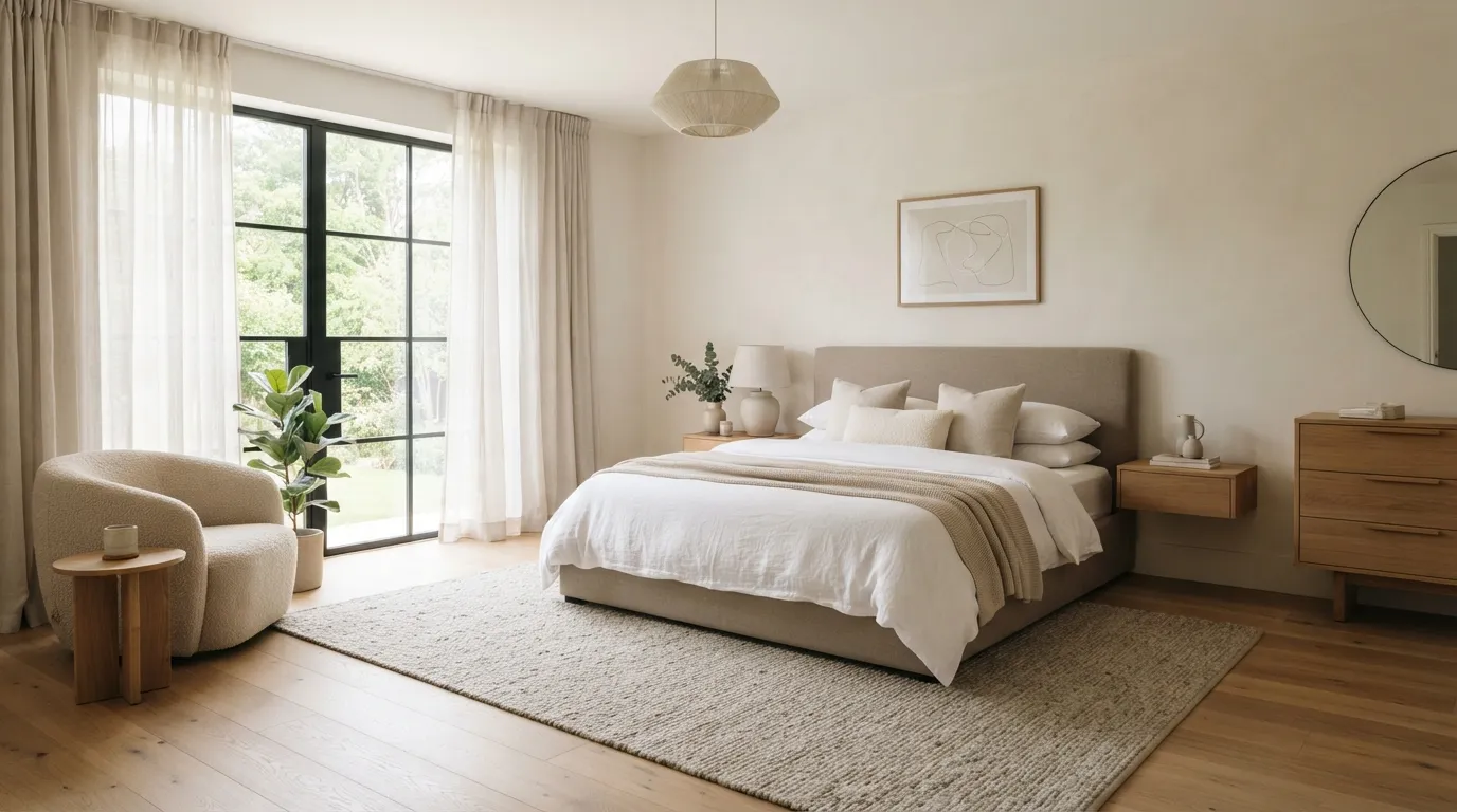 small bedroom idea Soft Neutral Palette