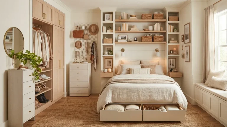 small bedroom storage problems