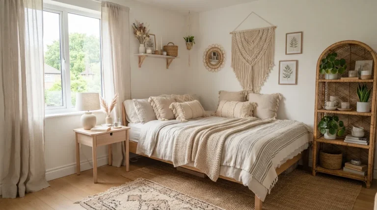 small boho bedroom makeover