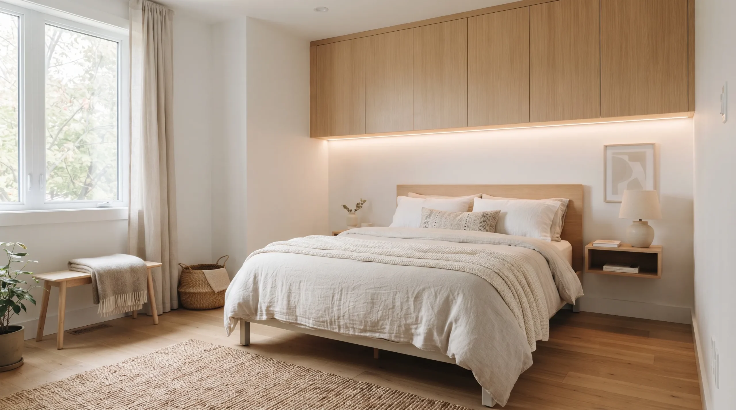 small modern bedroom ideas Wall-Mounted Storage