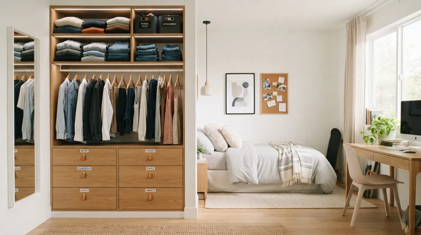 teen-boy-bedroom-ideas-hidden-closet-organization