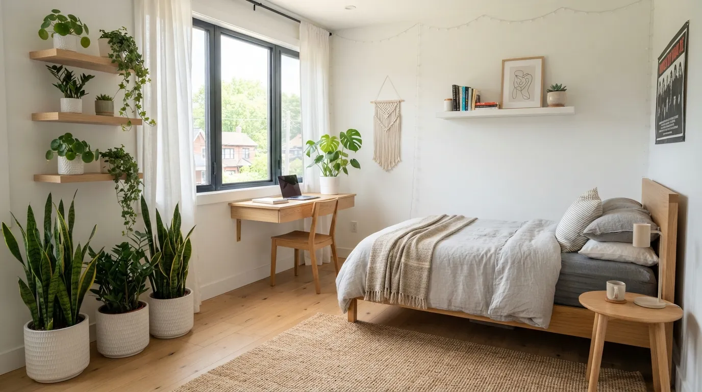teen-boy-bedroom-ideas-indoor-plant-corner