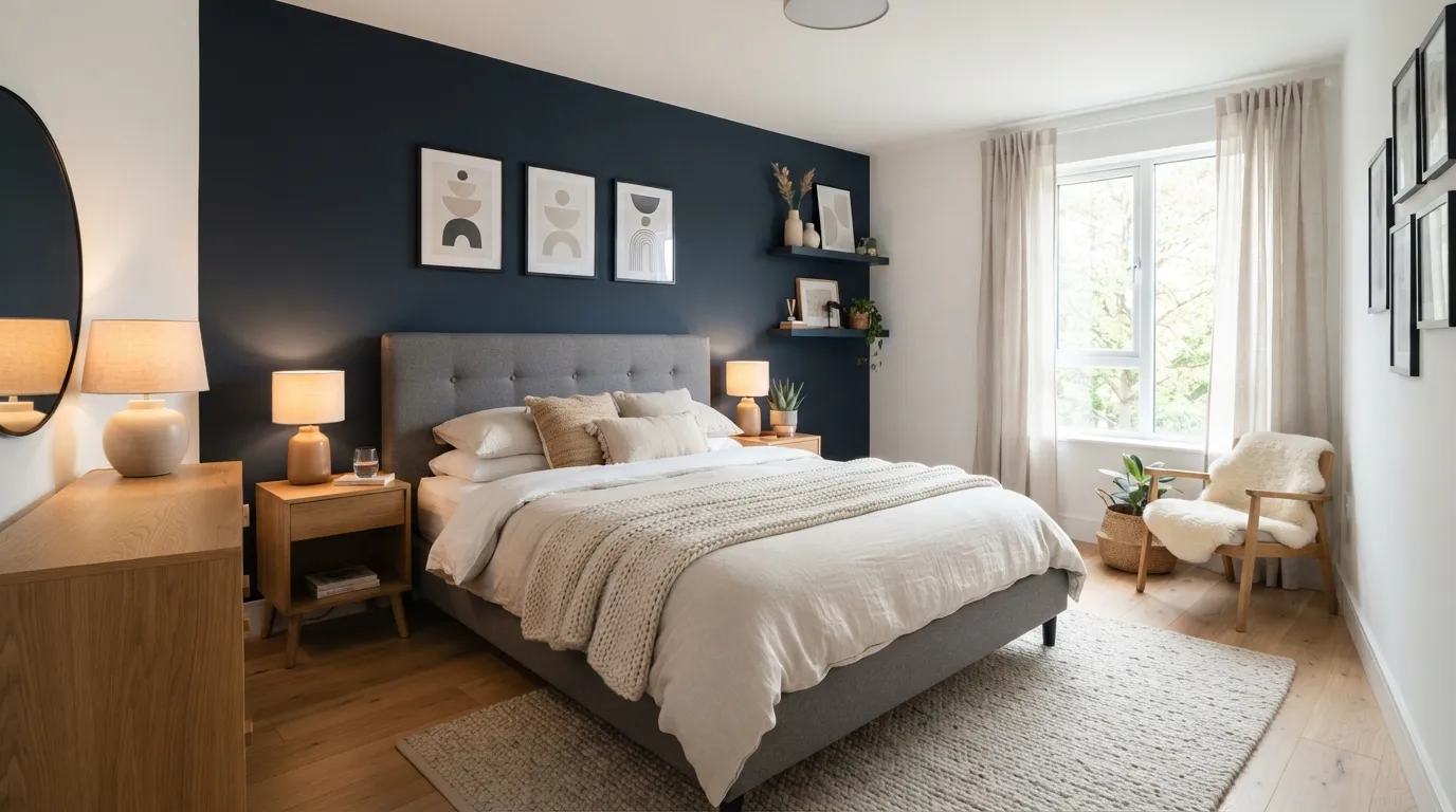 teen-boy-bedroom-ideas-navy-accent-wall