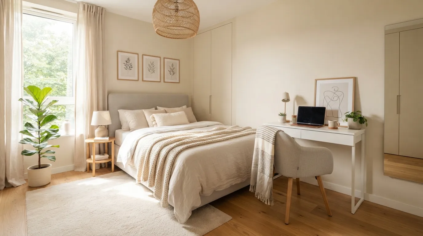 tiny home office ideas Bedroom Office Nook