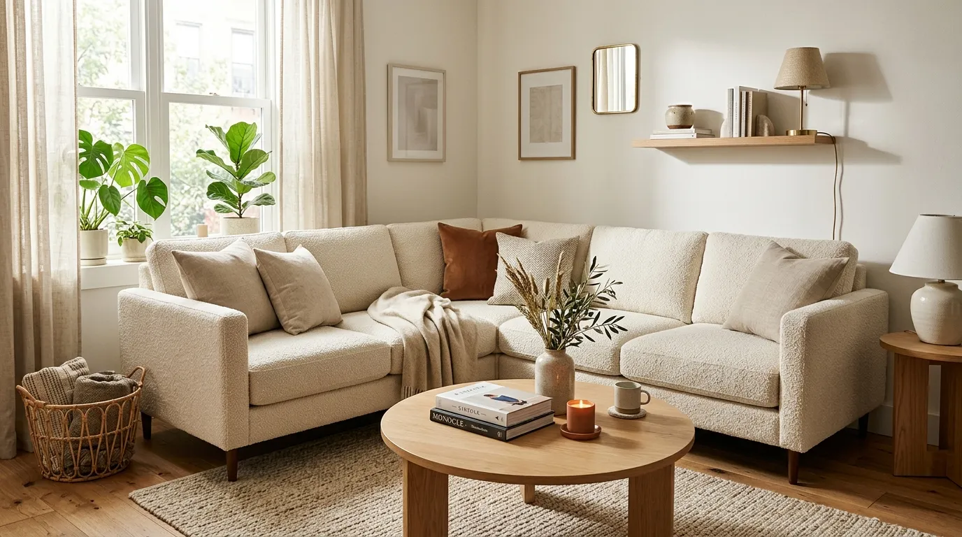 apartment living room Compact Sectional