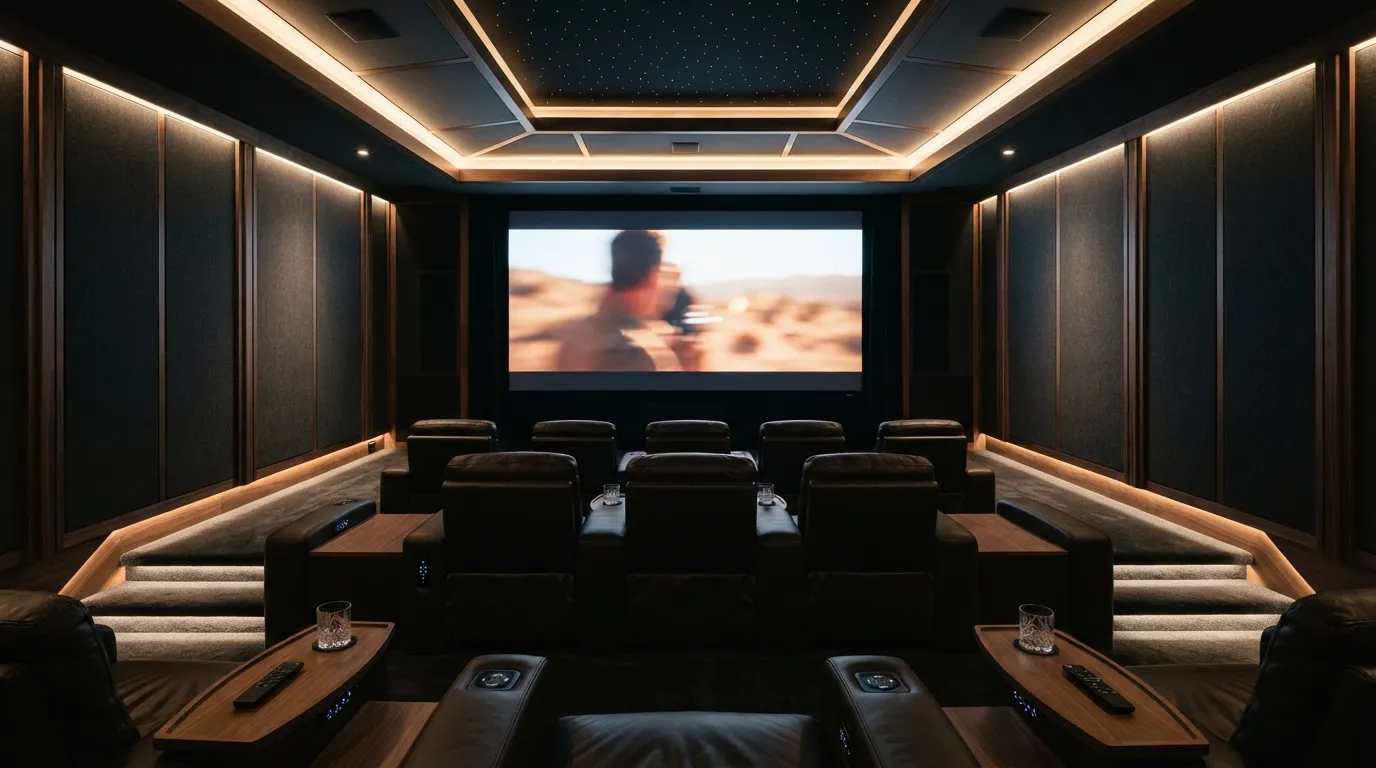 basement ideas Home Theater Setup