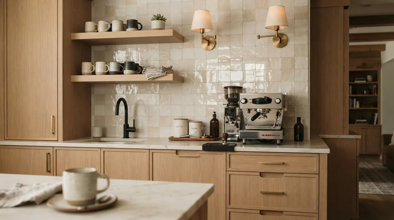 basement ideas Indoor Coffee Corner
