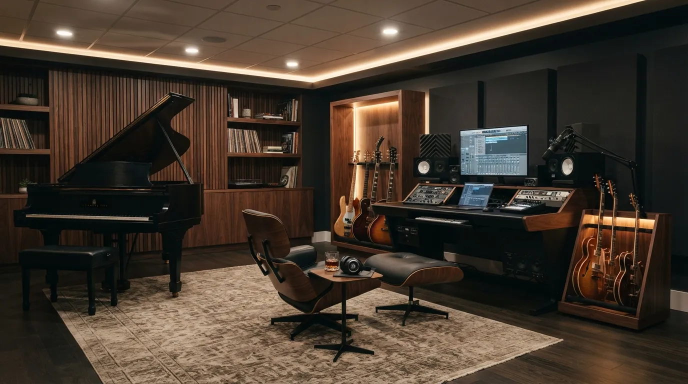 basement ideas Music Practice Room